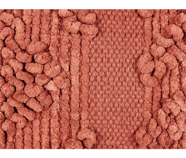 Beliani Cojín decorativo VALVARIA Rojo