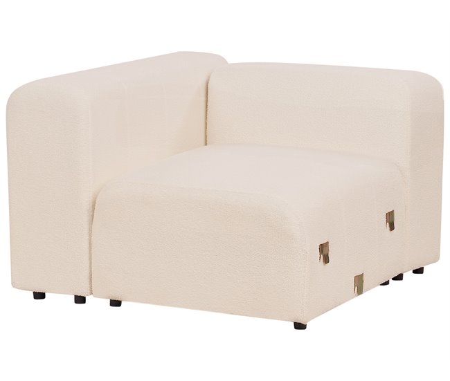 Beliani Sofá modular Bouclé FALSTERBO Beige