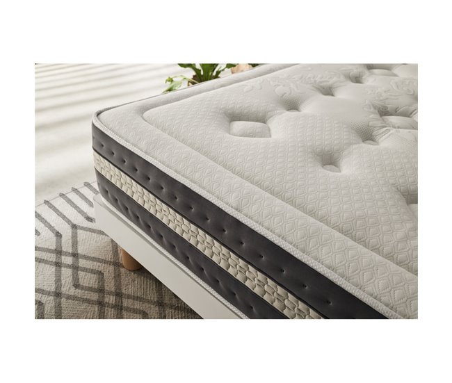 Colchón Viscoelástico IKON SLEEP BIO ARTIC VISCO Blanco/ Gris