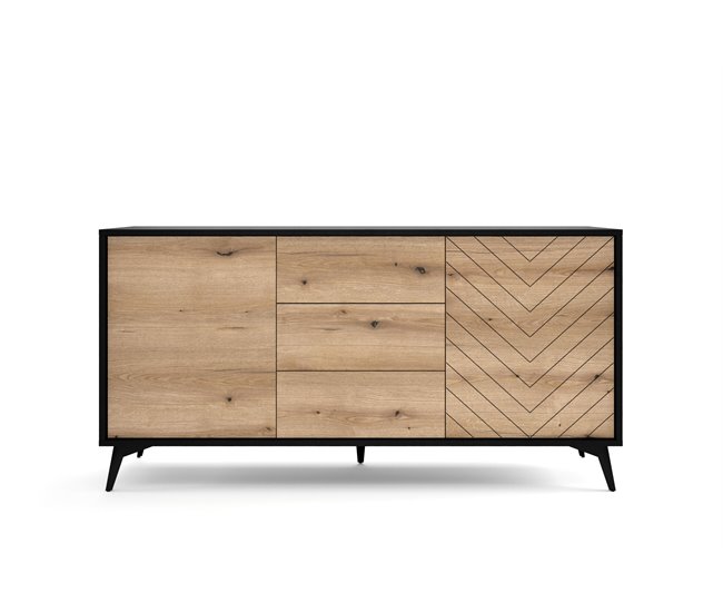APARADOR DIAMOND 154 Negro/ Madera