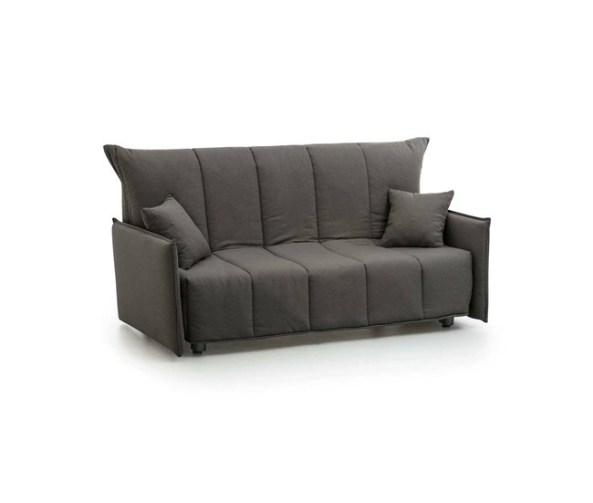 Sofá cama 2 plazas en tela Dabali Gris