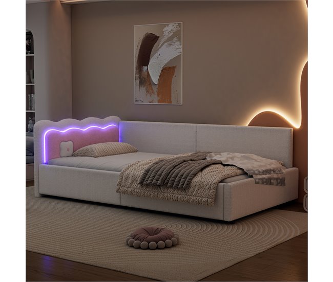 Camas individuales 98x209 Blanco