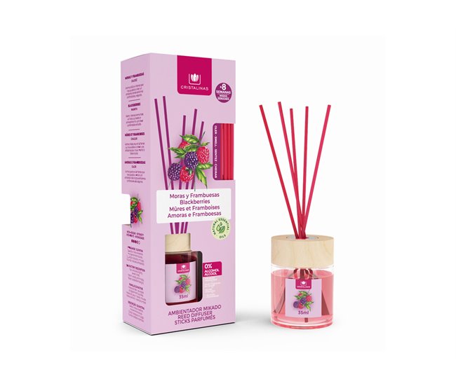 Ambientador mikado hogar AZAHAR y MANDARINA 35ml Cerezo