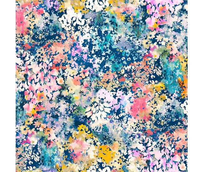 Funda nórdica FLORETTE Azul