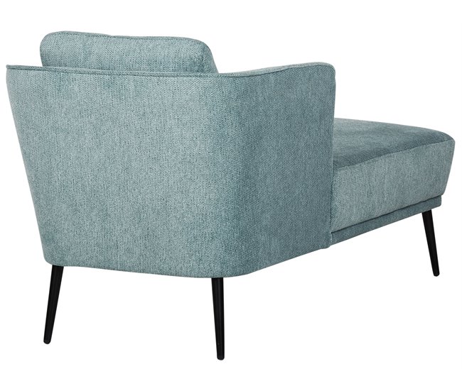 Beliani Chaise longue Poliéster ARTHEZE Azul