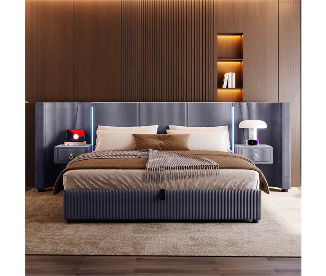 Canapés abatibles Gris