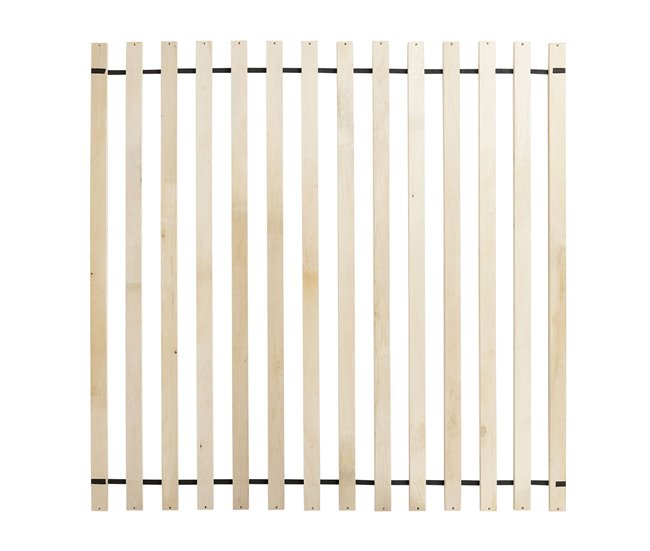 Beliani Cama con somier Poliéster ROISEL 181x226 Crema