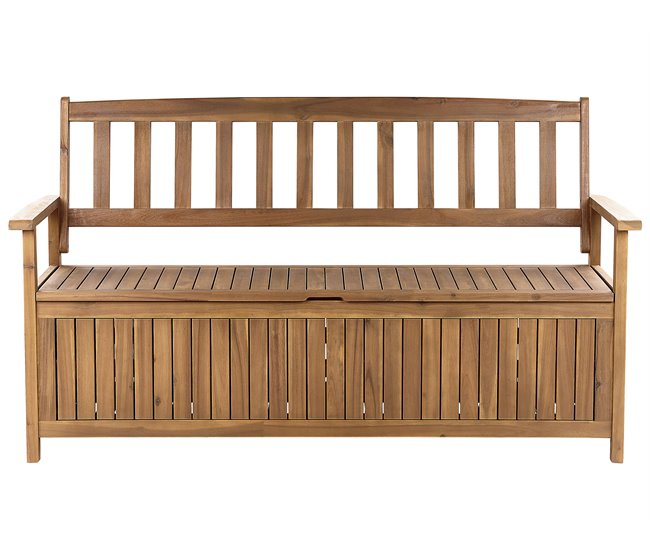 Beliani Banco Madera de acacia SOVANA Marron