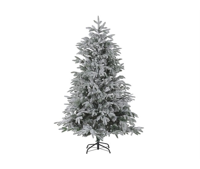 Beliani Árbol de Navidad BASSIE Blanco
