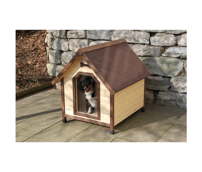 Caseta Para Perros Beige