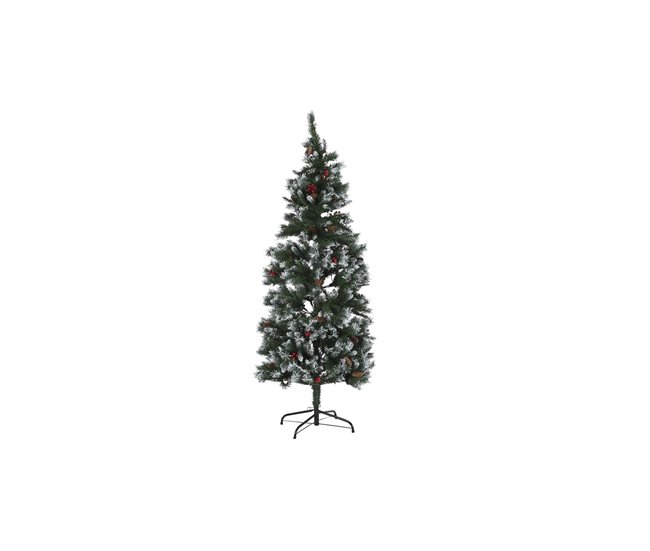 Conforama Árbol de Navidad DKD Home Decor Verde Metal Polietileno 80 x 80 x 183 cm 1 x 1 x 180 cm