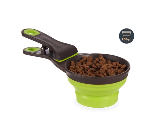 Well home pinza cuchara 3 en 1 multiusos Verde