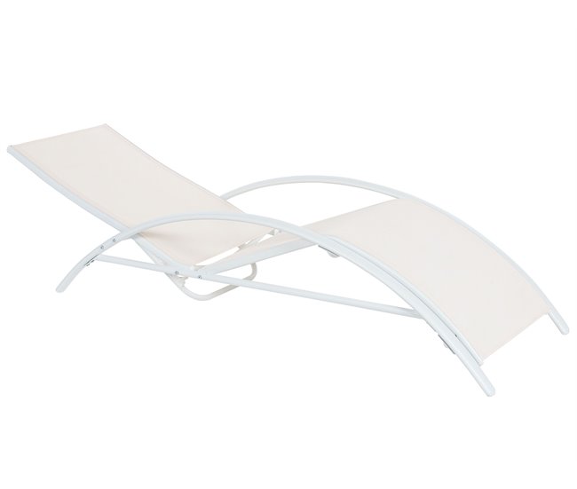 Beliani Tumbona GAETA Beige