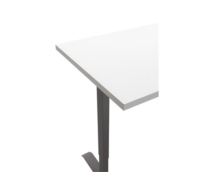Mesa escritorio eléctrico elevable MUNICH Blanco