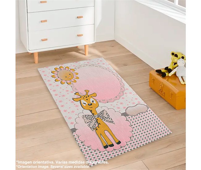 Alfombra De 140 X 220Cm 220x140 Amarillo