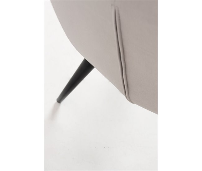 Silla Kres Terciopelo Gris