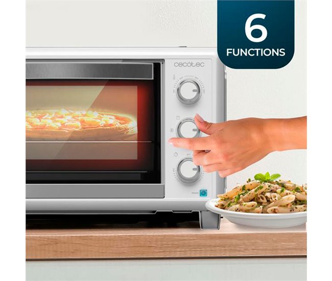 Cecotec Horno de sobremesa Bake Toast 2600 Blanco