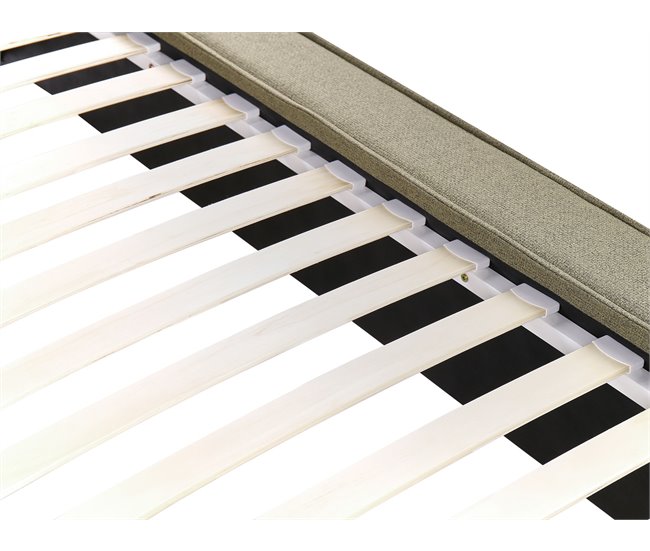 Beliani Cama Poliéster LINARDS 230x242 Gris