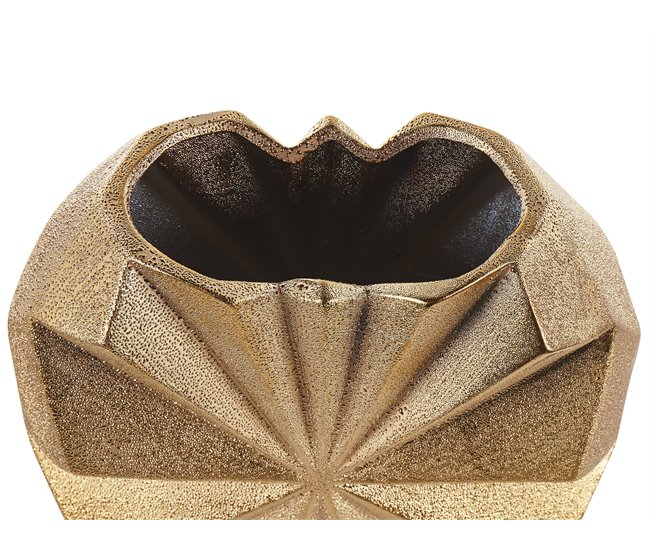 Beliani Jarrón decorativo AELIA Dorado