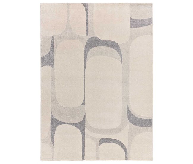 Alfombra de diseño abstracto PORTO - ATTICGO 80x150 Beige