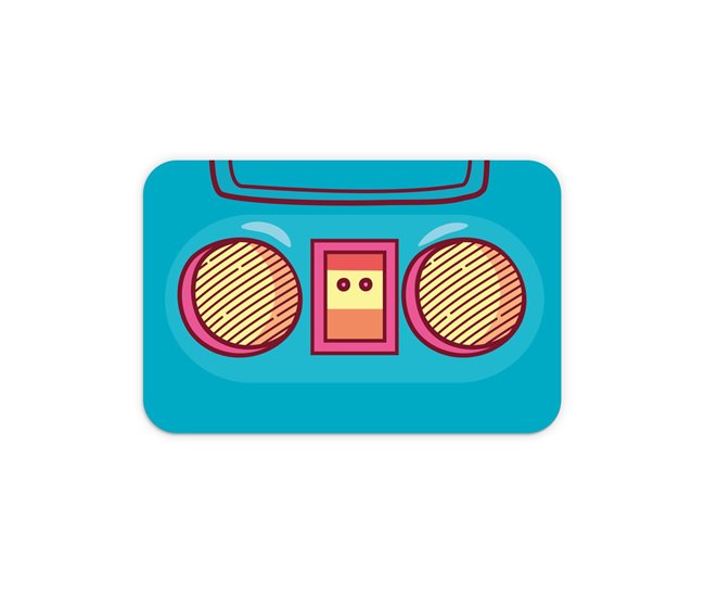 Mantel individual Infantil Radio Azul