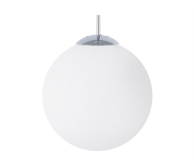 Beliani Lámpara colgante BARROW S Blanco