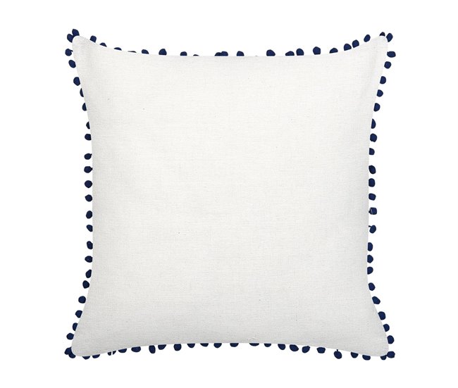 Beliani Cojín decorativo DANDELION Azul