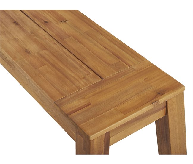 Beliani Conjunto de comedor LIVORNO Marron