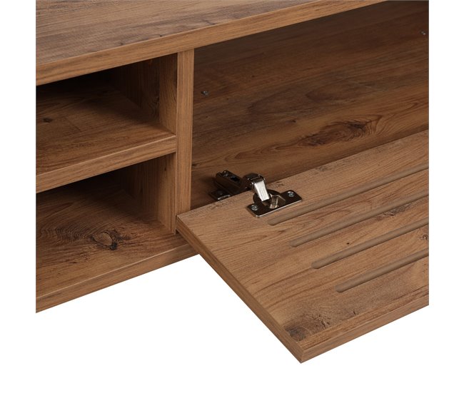 Mesa TV 100% Tablero de aglomerado rechapado en melamina Marron