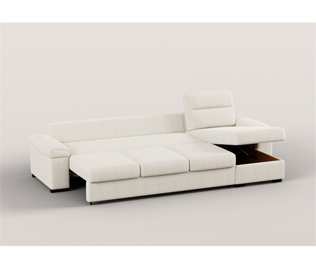 Chaise longue reversible con cama ERIC Beige