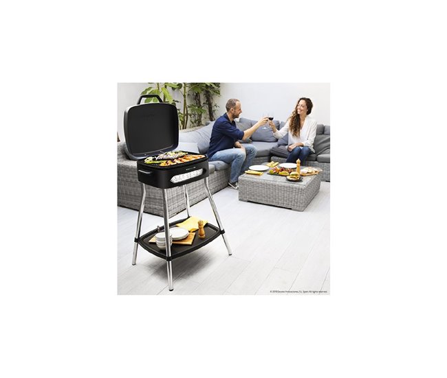 Barbacoa eléctrica PerfectCountry BBQ Cecotec Negro