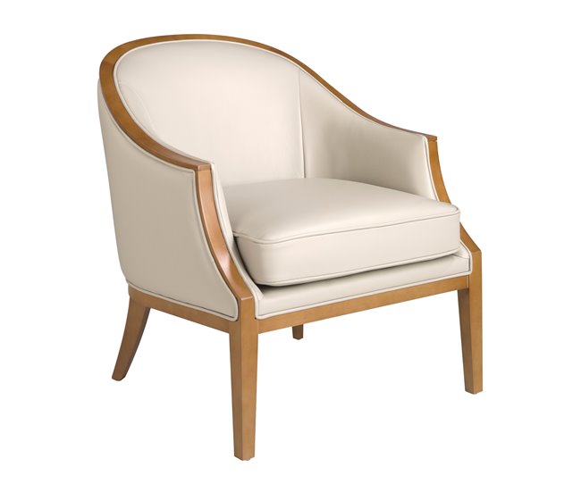 ANGEL CERDÁ Sillón piel Madera