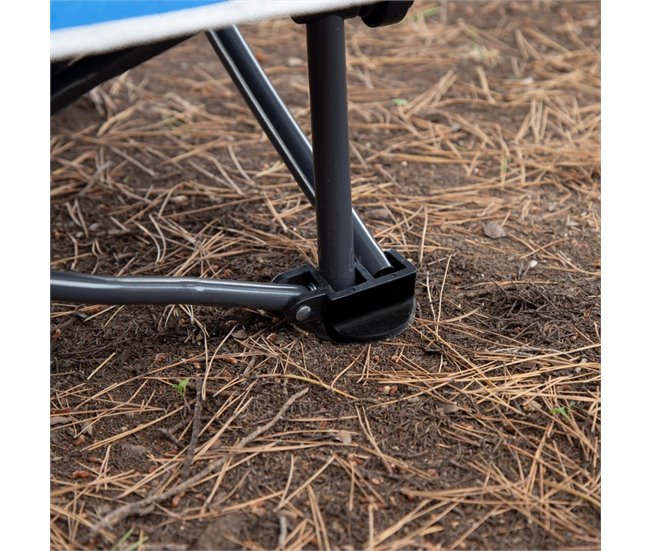 Aktive Silla plegable baja y transpirable Azul