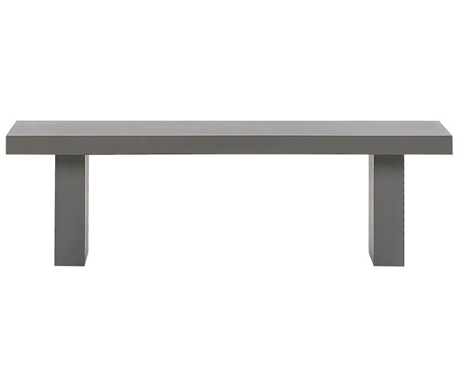 Beliani Conjunto de comedor TARANTO Gris