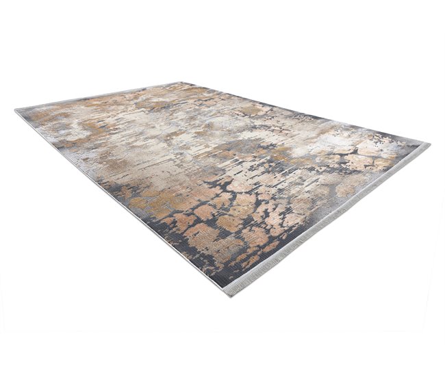 Alfombra LUCE 74 moderna Pavimentación ladrillo vintage 77x150 Marron