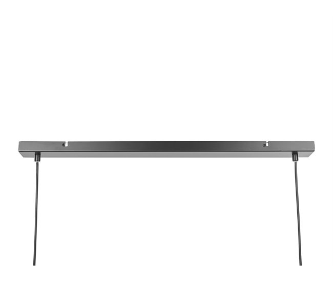 Beliani Lámpara colgante BELES Negro