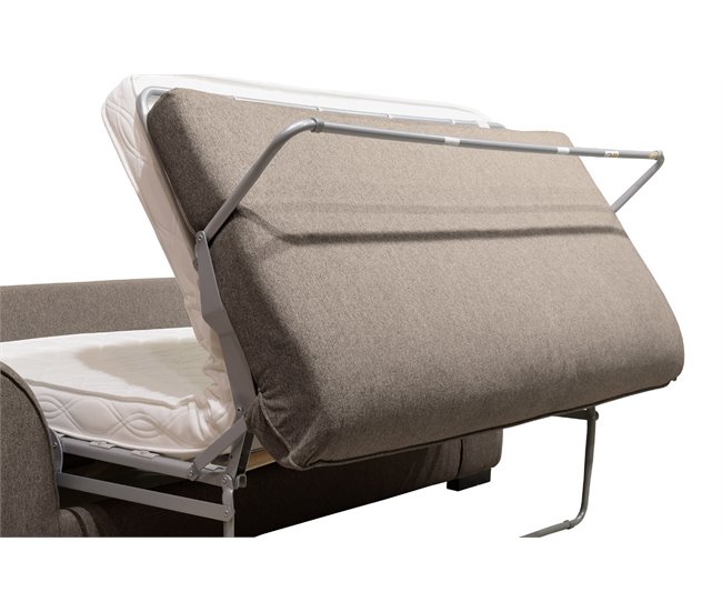 Sofá cama de 3 plazas con apertura italiana SAGA Beige