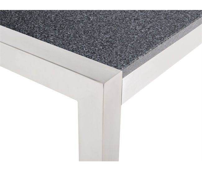 Beliani Conjunto de comedor GROSSETO Gris