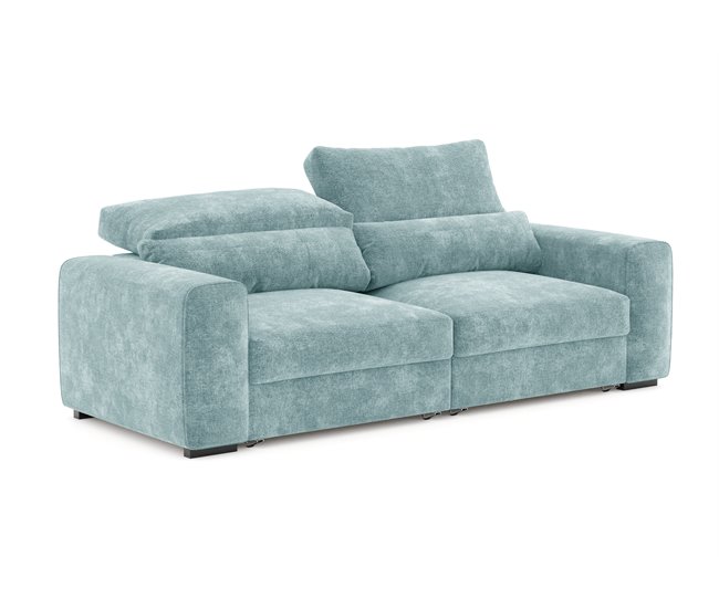 Sofá LANDON convertible en cama Verde