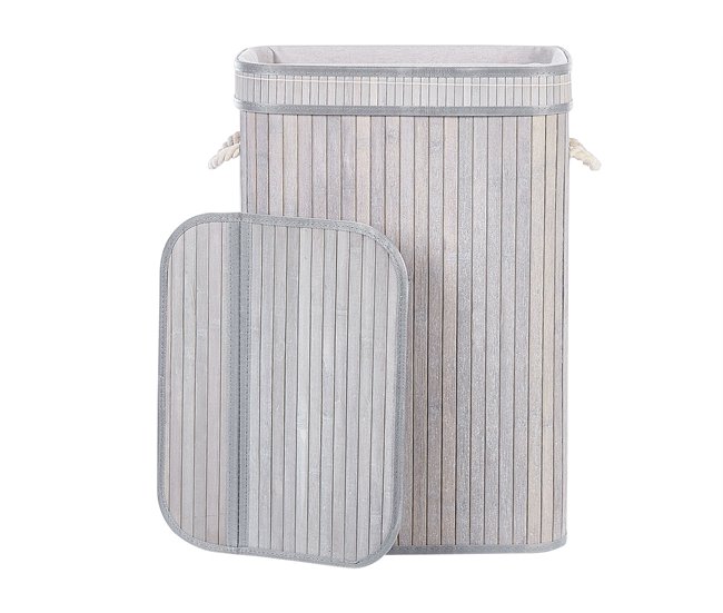Beliani Estante de baño pequeño KALUTARA Gris