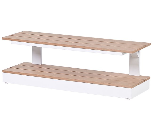 Beliani Conjunto de jardín Poliéster MISSANELLO Beige