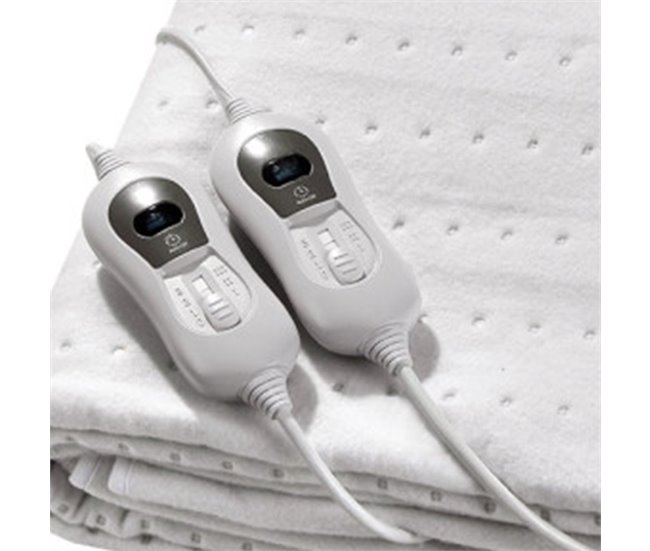 Calientacamas Electrico Textil Serie Bienestar Blanco