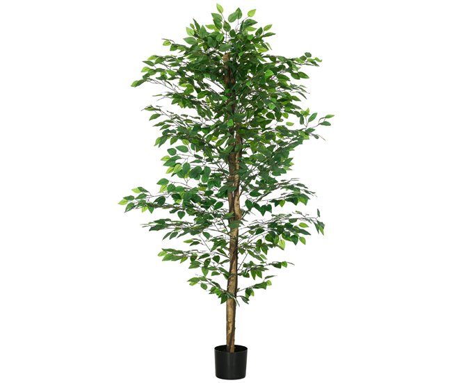 Planta Artificial PEVA HOMCOM, hogar - decoración Verde