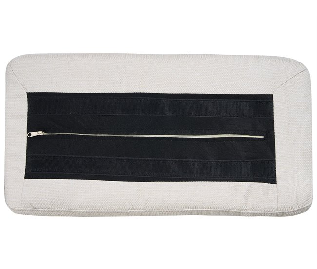 Beliani Sofá de 2 plazas Poliéster VOGAR Beige