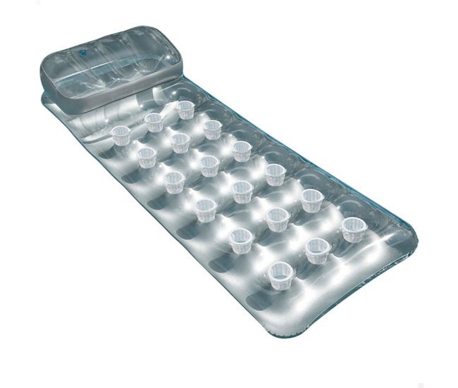 Colchoneta Hinchable Plateado