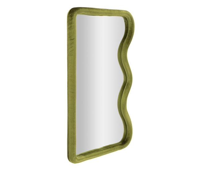 Espejo con Marco Olas 5 Verde