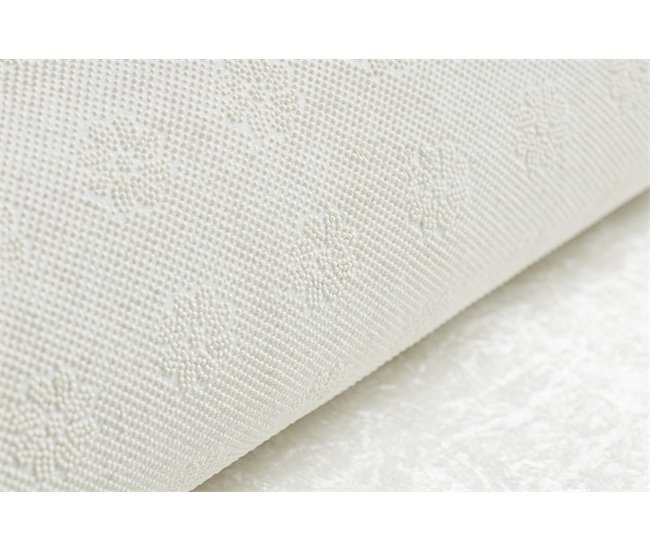 Alfombra lavable ANDRE 1168 Hojas de monstera Geométrico 80x150 Blanco