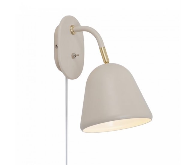 Aplique de pared Fleur Metal  Retro - Vintage Beige