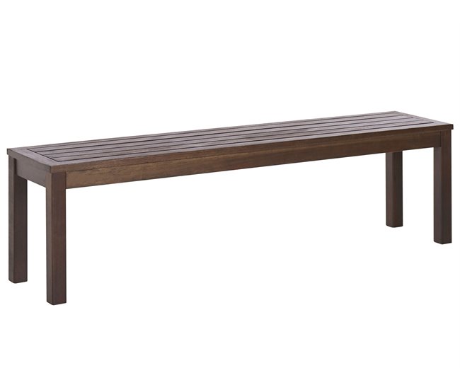 Beliani Banco Madera de eucalipto TUSCANIA Marron