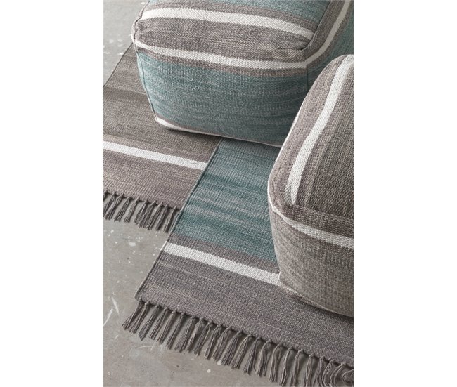 Alfombra de algodón 120x60 Gris